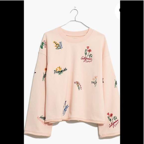 New Madewell Botanical Embroidered 